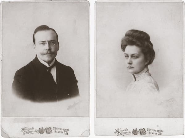 Dmitri's parents, Dmitri Boleslavovich Shostakovich and Sofia Vasilyevna Kokoulina, 1903